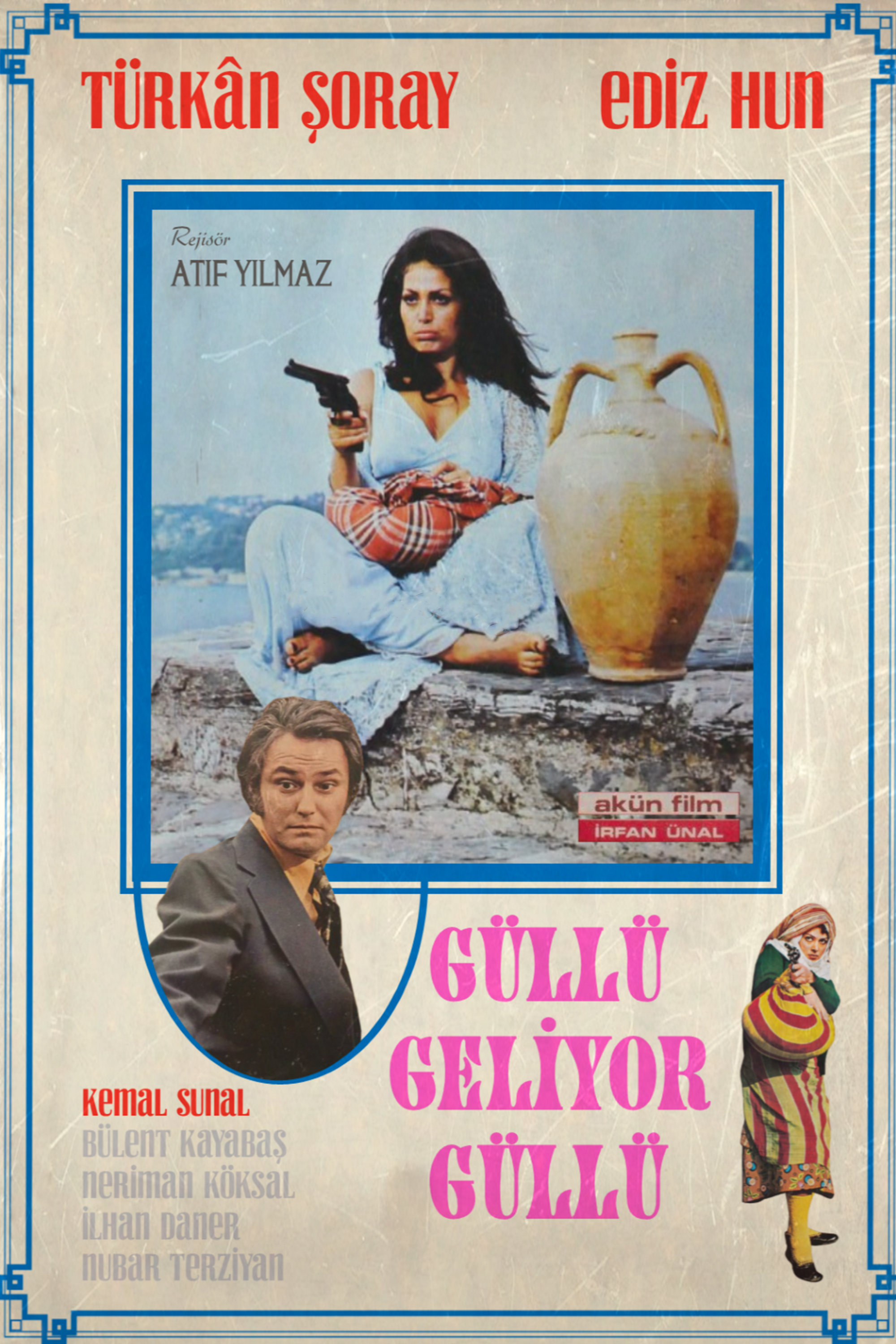 Ediz Hun and Türkan Soray in Güllü Geliyor Güllü (1973)