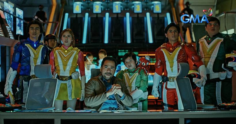 Radson Flores, Neil Ryan Sese, Miguel Tanfelix, Matt Lozano, Ysabel Ortega, and Raphael Landicho in Voltes V: Legacy (2023)