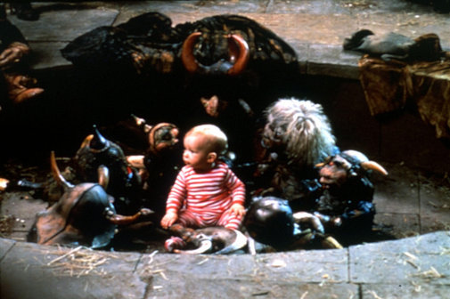 Brian Henson, Timothy Bateson, Douglas Blackwell, Toby Froud, Anthony Jackson, Ron Mueck, David Shaughnessy, and Mildred Shay in Labyrinth (1986)