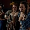 Samantha Morton, Jessica Brown Findlay, and Bronwyn James in Harlots (2017)