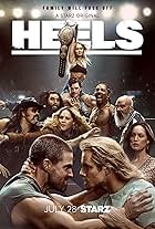 Mary McCormack, Allen Maldonado, Rachel Ann Kearns, Alexander Ludwig, Stephen Amell, Kelli Berglund, Trey Tucker, and Alison Luff in Heels (2021)