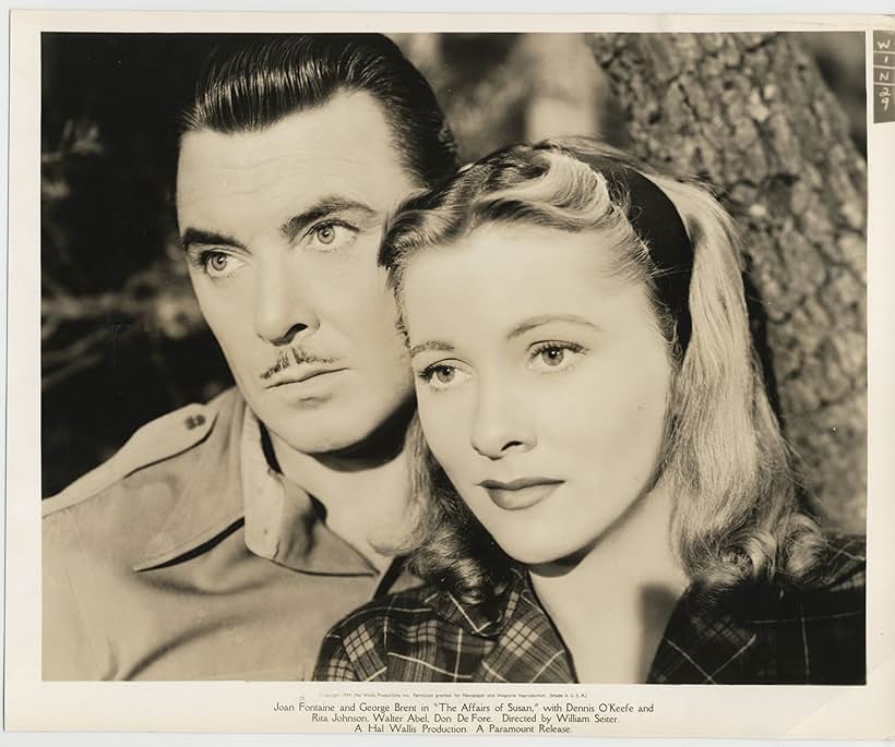 Joan Fontaine and George Brent in The Affairs of Susan (1945)