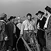 Jean Amadou, Coutan-Lambert, Jeanne Fusier-Gir, Jean Gaven, Aribert Grimmer, Pierre Larquey, and Yves Montand in Les sorcières de Salem (1957)