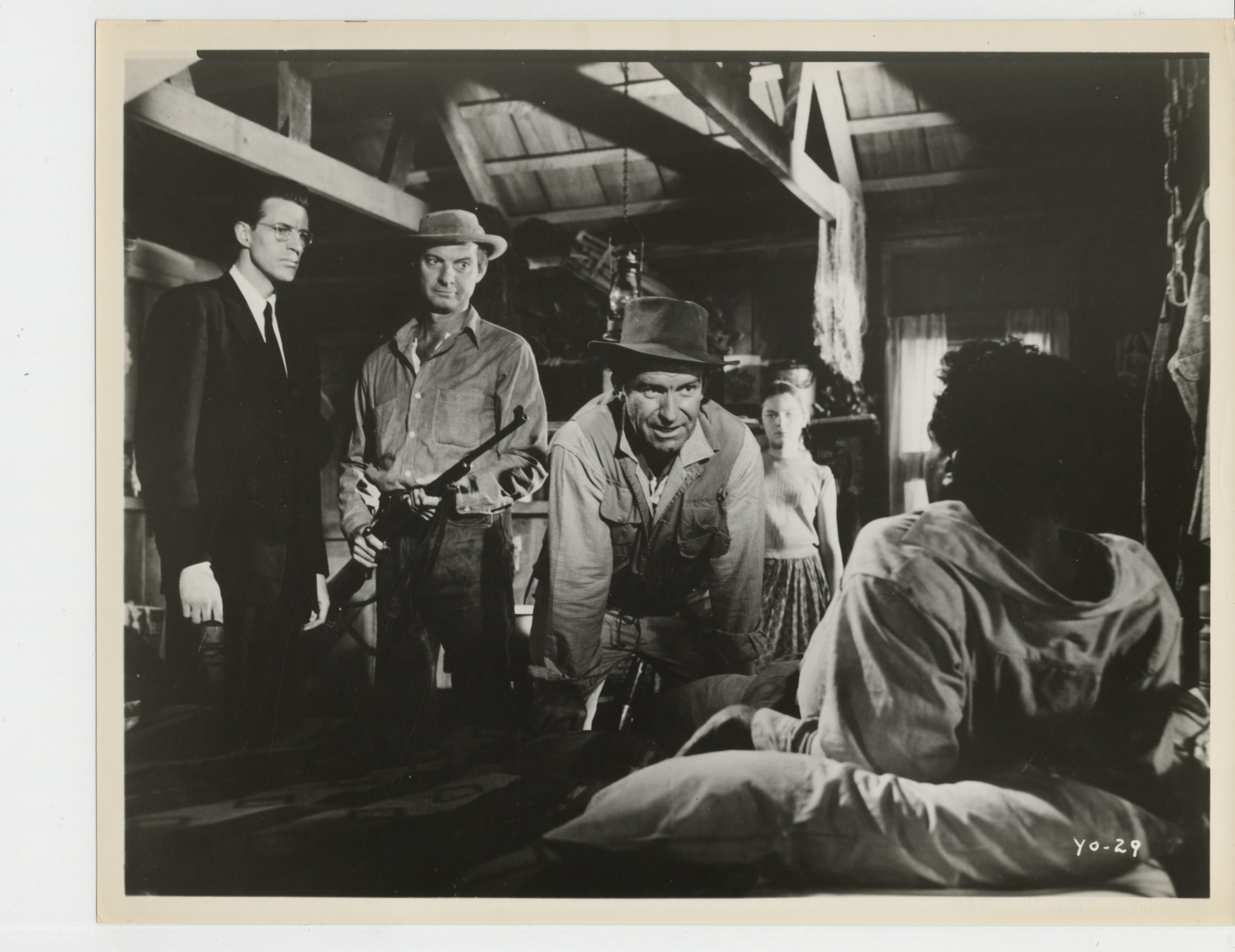 Claudio Brook, Crahan Denton, Bernie Hamilton, Key Meersman, and Zachary Scott in The Young One (1960)