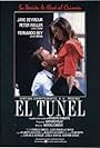 Peter Weller and Jane Seymour in El túnel (1988)