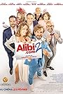 Nathalie Baye, Didier Bourdon, Arielle Dombasle, Élodie Fontan, Gérard Jugnot, Philippe Lacheau, Tarek Boudali, and Julien Arruti in Alibi.com 2 (2023)