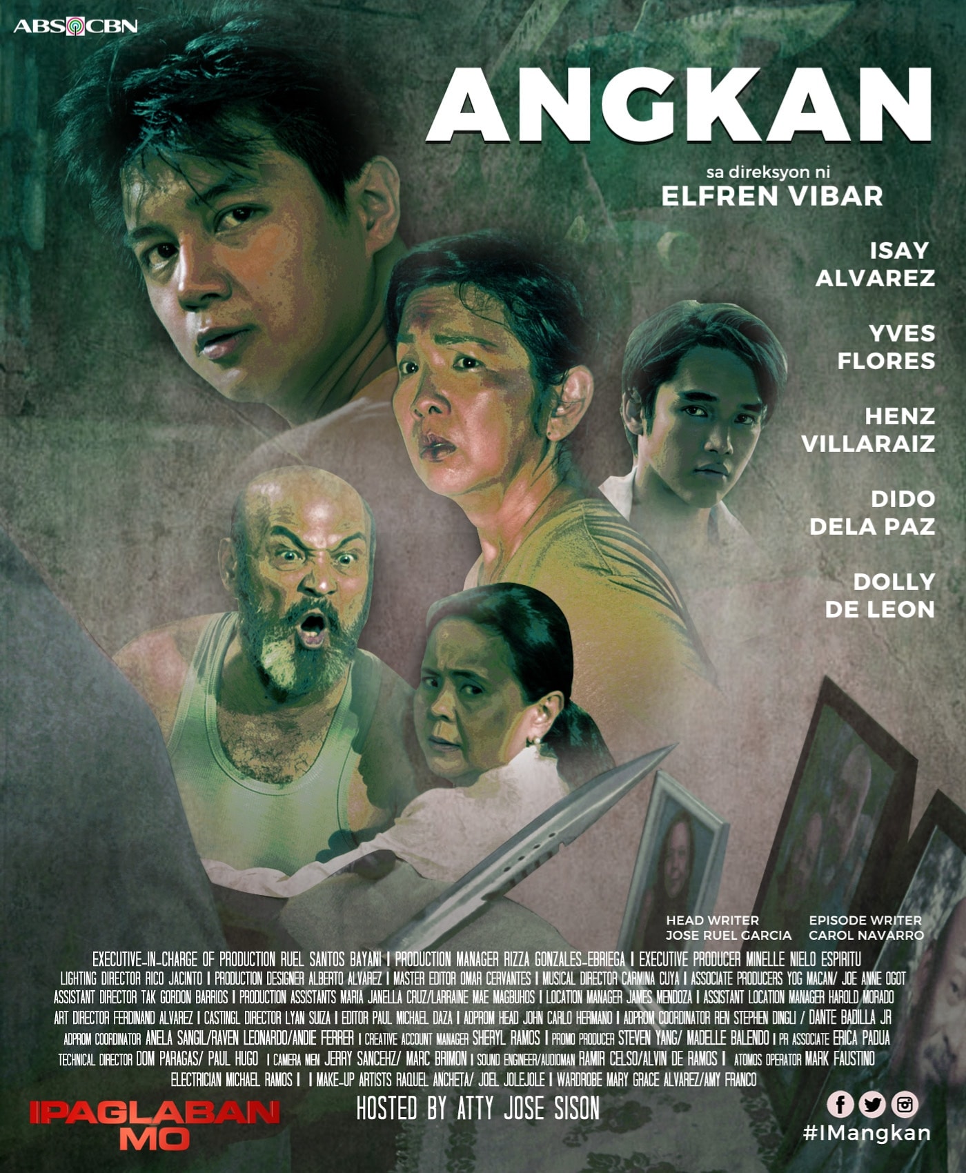 Isay Alvarez, Dido de la Paz, Dolly De Leon, Yves Flores, and Henz Villaraiz in Angkan (2019)