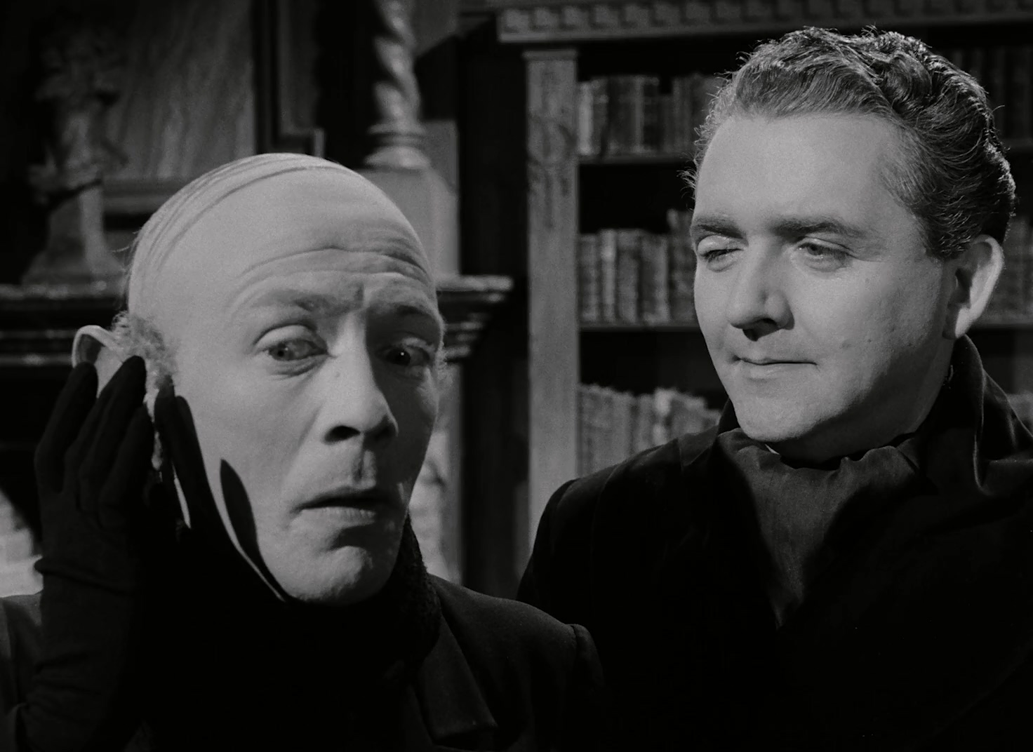 Allan Edwall and Stig Järrel in Djävulens öga (1960)