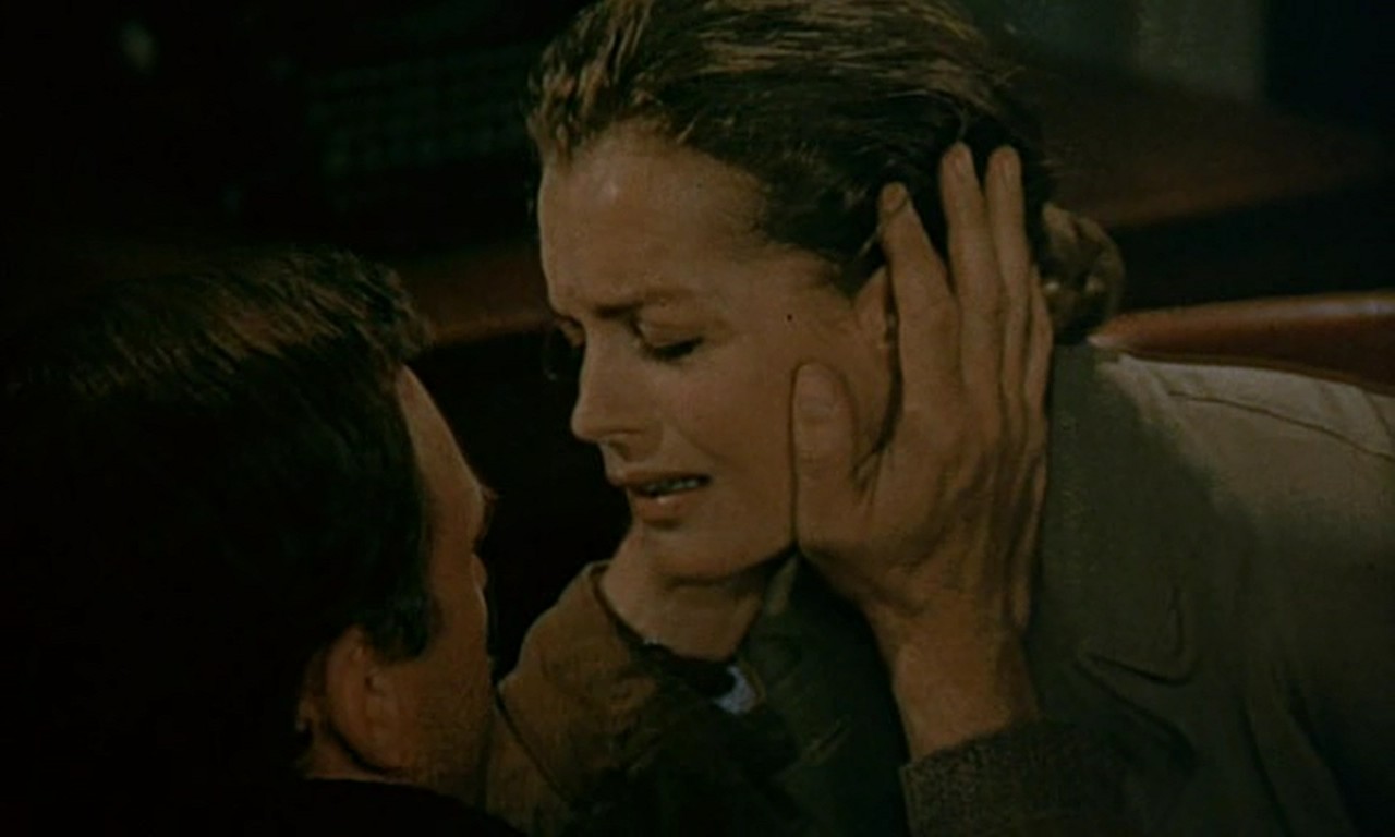 Romy Schneider and Jean-Louis Trintignant in Le train (1973)