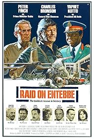 Charles Bronson, Yaphet Kotto, and Peter Finch in Raid on Entebbe (1976)