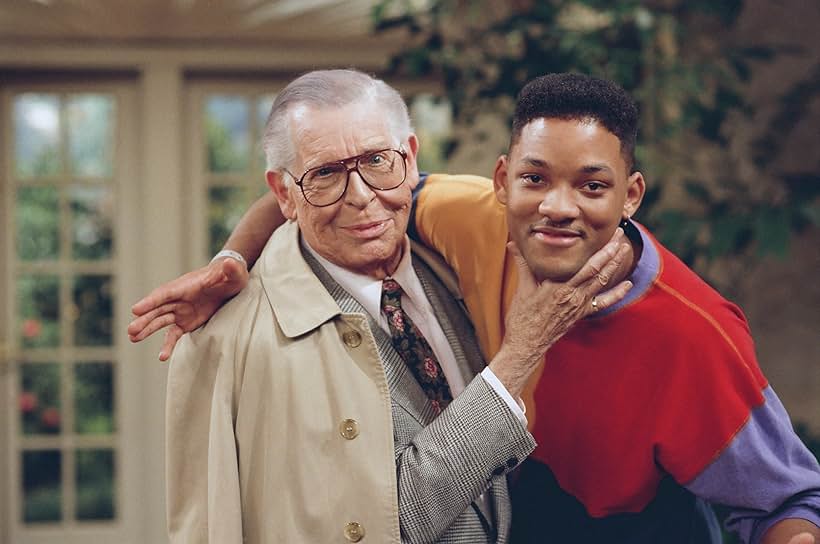 Will Smith and Milton Berle in The Fresh Prince of Bel-Air (1990)