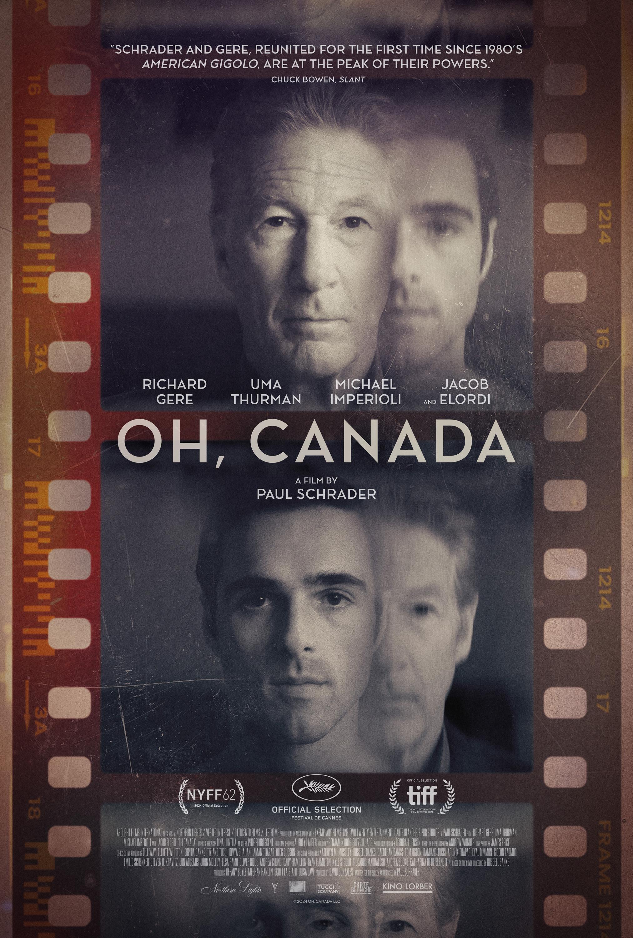 Richard Gere and Jacob Elordi in Oh, Canada (2024)