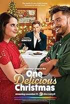 Bobby Flay, Vanessa Marano, and Alex Mallari Jr. in One Delicious Christmas (2022)