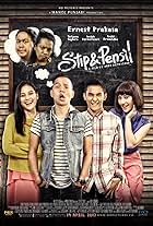 Manoj Punjabi, Ardy Octaviand, Indah Permatasari, Tatjana Saphira, Ernest Prakasa, Arie Kriting, Pandji Pragiwaksono, and Ardit Erwandha in Stip & Pensil (2017)