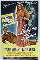 Ralph Bellamy, Deanna Durbin, Dan Duryea, Edward Everett Horton, David Bruce, and Allen Jenkins in Lady on a Train (1945)