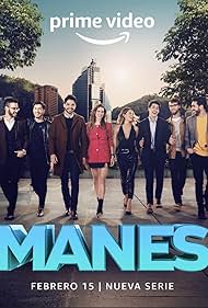 Juan Manuel Restrepo, Natalia Jerez, Laura Londoño, Juan Pablo Urrego, Brian Moreno, Simon Elias, and Sebastián Carvajal in MANES (2023)