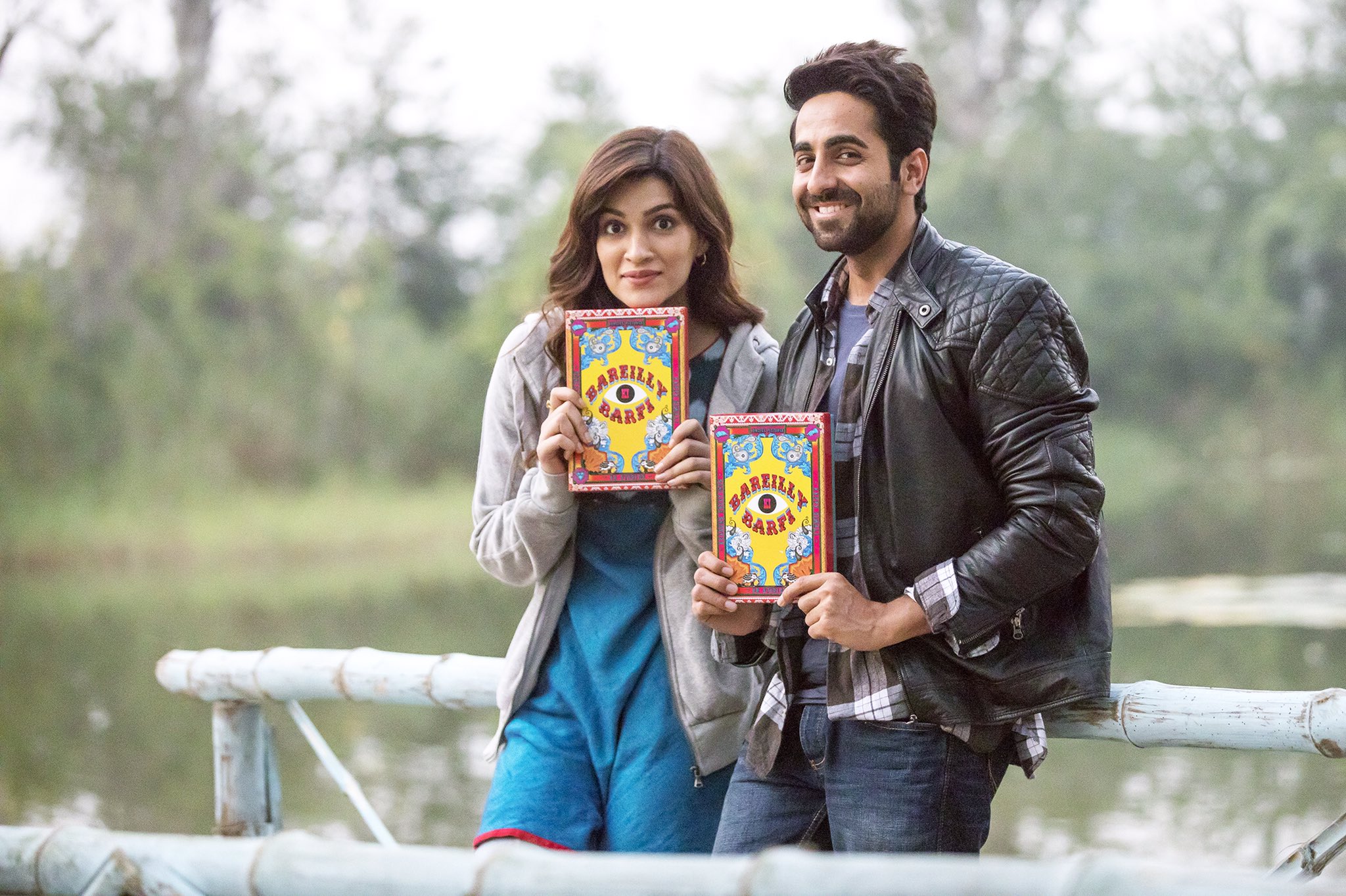 Ayushmann Khurrana and Kriti Sanon in Bareilly Ki Barfi (2017)