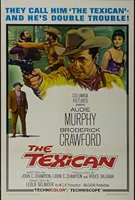 Audie Murphy, Broderick Crawford, and Diana Lorys in The Texican (1966)