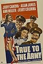 Judy Canova, Jerry Colonna, William Demarest, Allan Jones, and Ann Miller in True to the Army (1942)