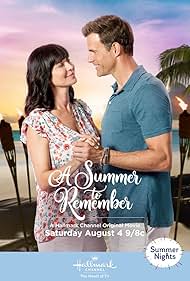 Catherine Bell and Cameron Mathison in A Summer to Remember (2018)