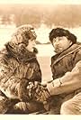 Dustin Farnum and Arline Pretty in Bucking the Barrier (1923)