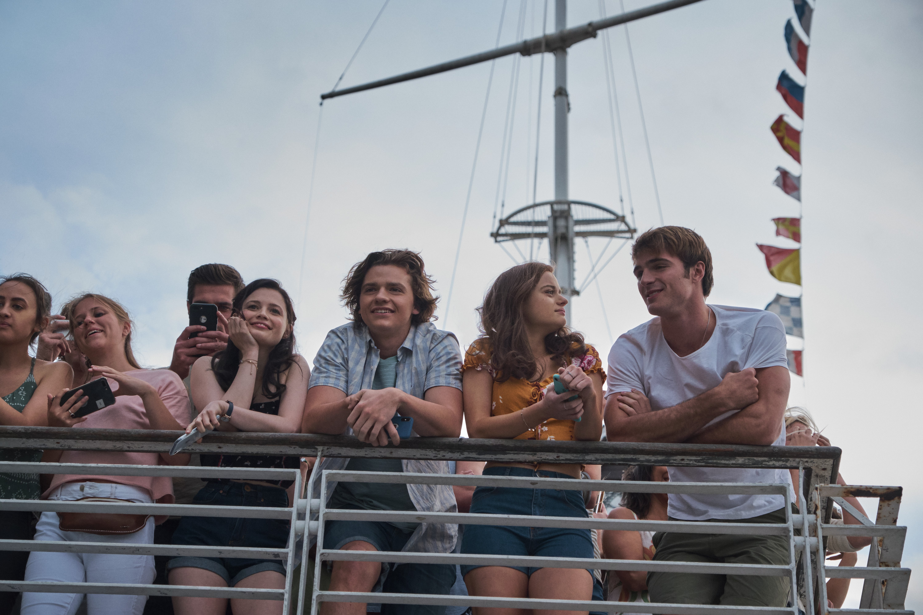 Joey King, Joel Courtney, Meganne Young, and Jacob Elordi in The Kissing Booth 3 (2021)