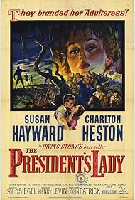 Charlton Heston and Susan Hayward in The President's Lady (1953)