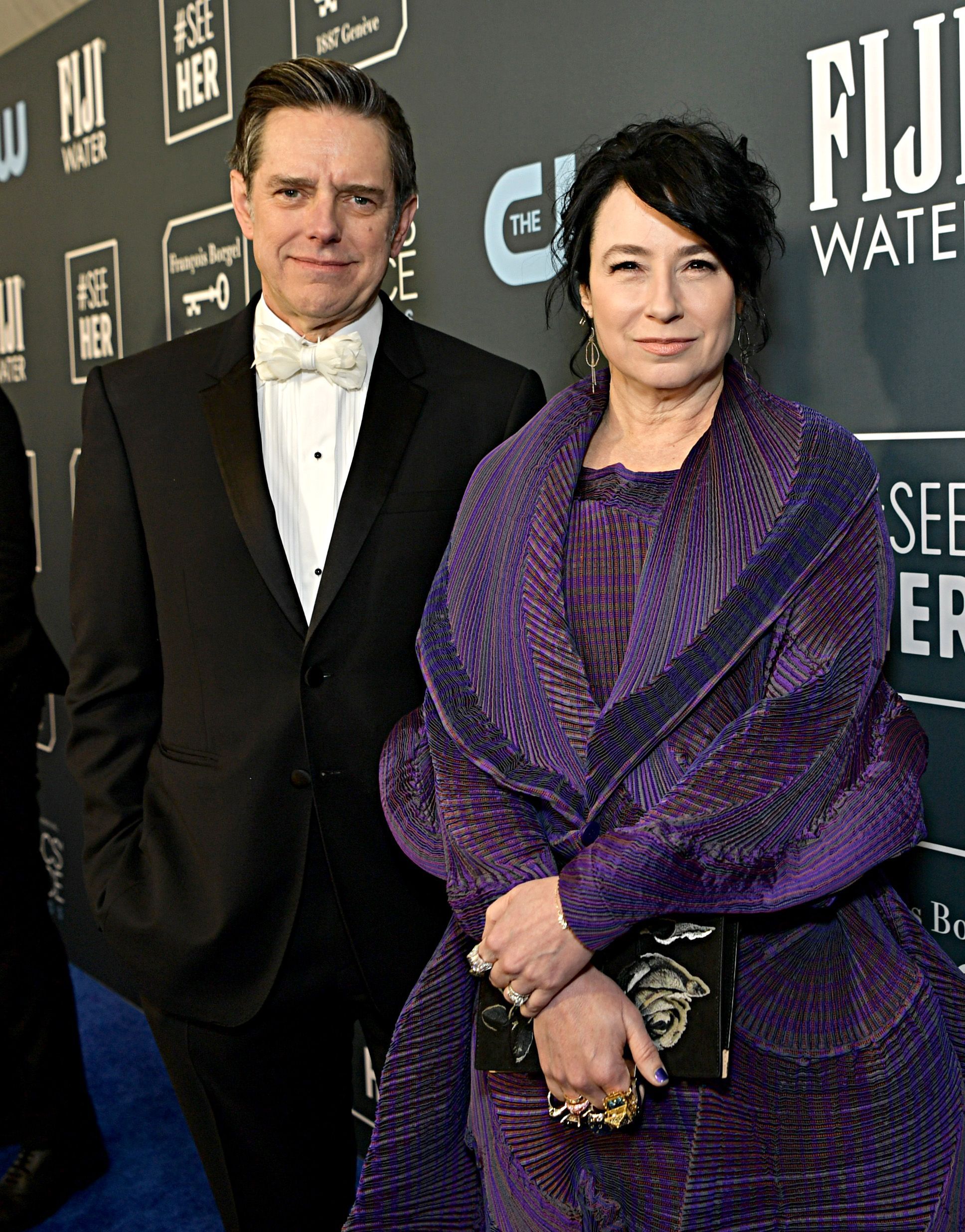 Daniel Palladino and Amy Sherman-Palladino at an event for The 25th Annual Critics' Choice Awards (2020)