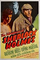 Basil Rathbone, Ida Lupino, and Alan Marshal in The Adventures of Sherlock Holmes (1939)