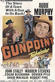 Audie Murphy, Edgar Buchanan, Joan Staley, Warren Stevens, and Morgan Woodward in Gunpoint (1966)