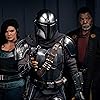 Carl Weathers, Pedro Pascal, and Gina Carano in The Mandalorian (2019)