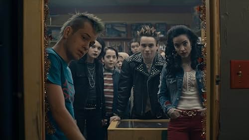 Liam James, María Gabriela de Faría, Taylor Hickson, and Jack Gillett in Deadly Class (2018)