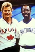 Richard Dean Anderson and Hank Aaron in MacGyver (1985)