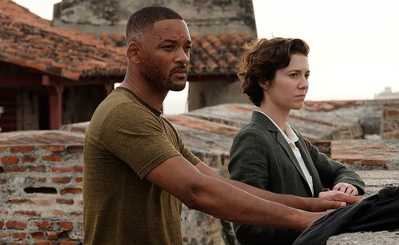 Will Smith and Mary Elizabeth Winstead in Gemini Man (2019)