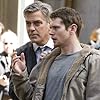 George Clooney and Jack O'Connell in Money Monster (2016)