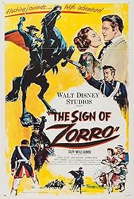 Henry Calvin, Britt Lomond, and Guy Williams in The Sign of Zorro (1958)