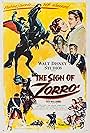 Henry Calvin, Britt Lomond, and Guy Williams in The Sign of Zorro (1958)