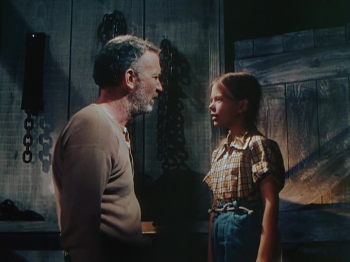 Natalie Wood and Walter Brennan in Scudda Hoo! Scudda Hay! (1948)