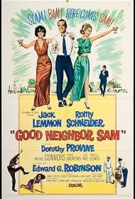 Jack Lemmon, Romy Schneider, and Dorothy Provine in Good Neighbor Sam (1964)