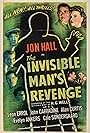 John Carradine, Evelyn Ankers, Alan Curtis, Leon Errol, Jon Hall, and Gale Sondergaard in The Invisible Man's Revenge (1944)