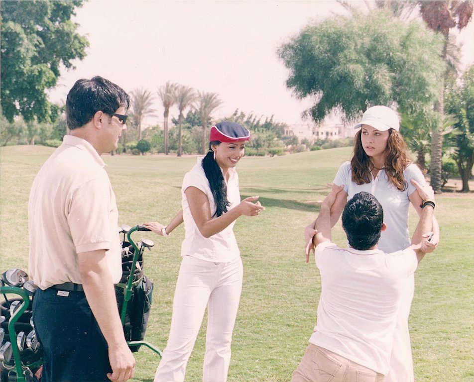 Ahmed Helmy, Nour, Magdy Kamel, and Mais Hamdan in Zarf Tareq (2006)