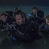 Dimitri Leonidas, Sullivan Stapleton, Joshua Henry, Diarmaid Murtagh, and Charlie Bewley in Renegades (2017)