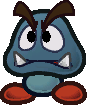 A Gloomba from Super Paper Mario