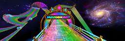 Wii Rainbow Road from Mario Kart Tour