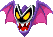 Sprite of Antasma's in-battle bat form, from Mario & Luigi: Dream Team.