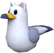 Model of a seagull from Super Mario 3D World + Bowser's Fury.