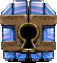 Sprite of a locked door set in Yoshi's Story