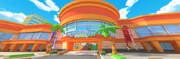 Wii Coconut Mall from Mario Kart Tour