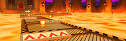 GBA Bowser's Castle 3 from Mario Kart Tour