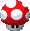 Mega Mushroom item in Mario Pinball Land